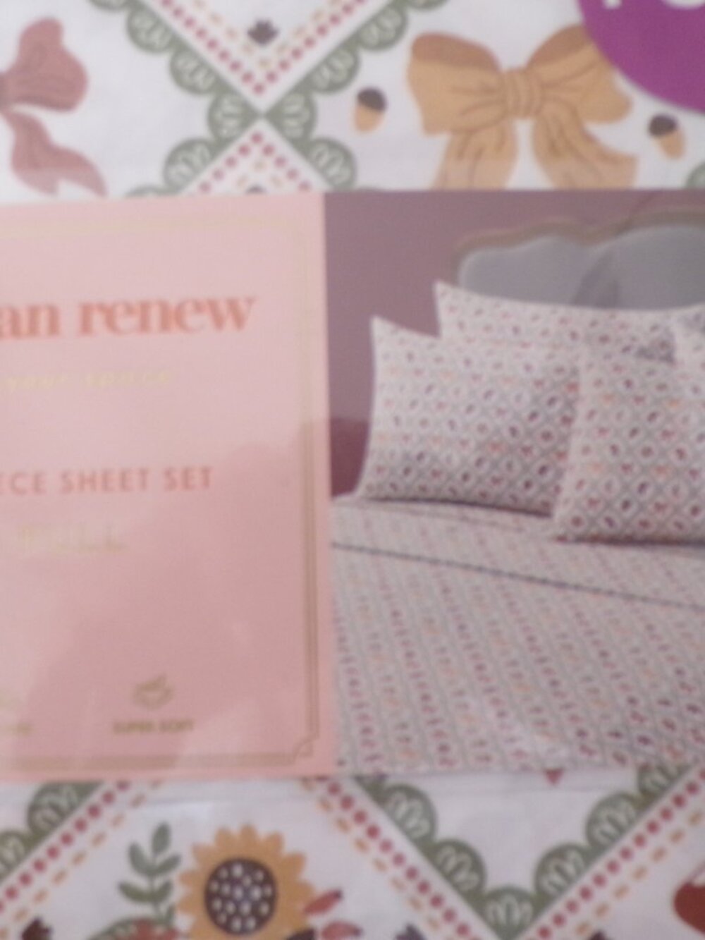 Bedding Full Sheet Set Urban Renew 6-Piece Super Soft NEW - Picture 3 of 5